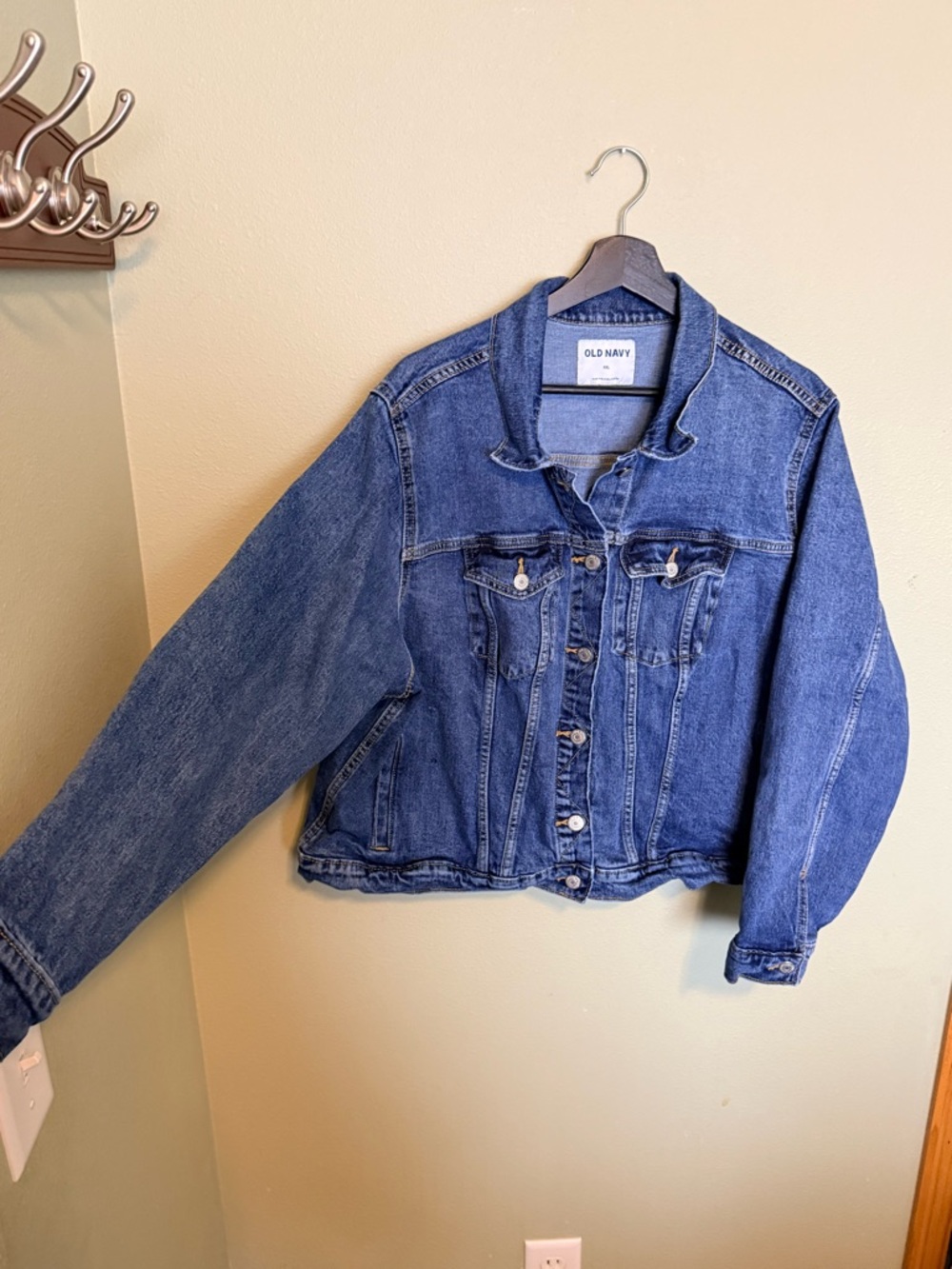 Old Navy Classic Medium Blue Denim Jacket - Picture 5 of 7